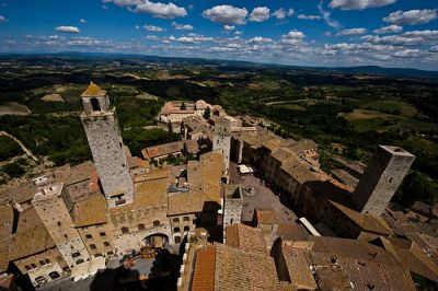 View of San Gimignano from Torre Grossa