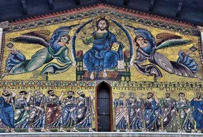 Mosaic on Façade of San Frediano Church