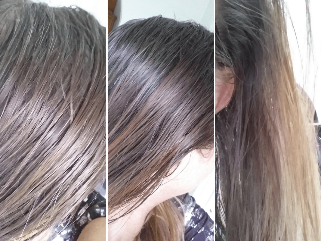 durchgefettete Haare