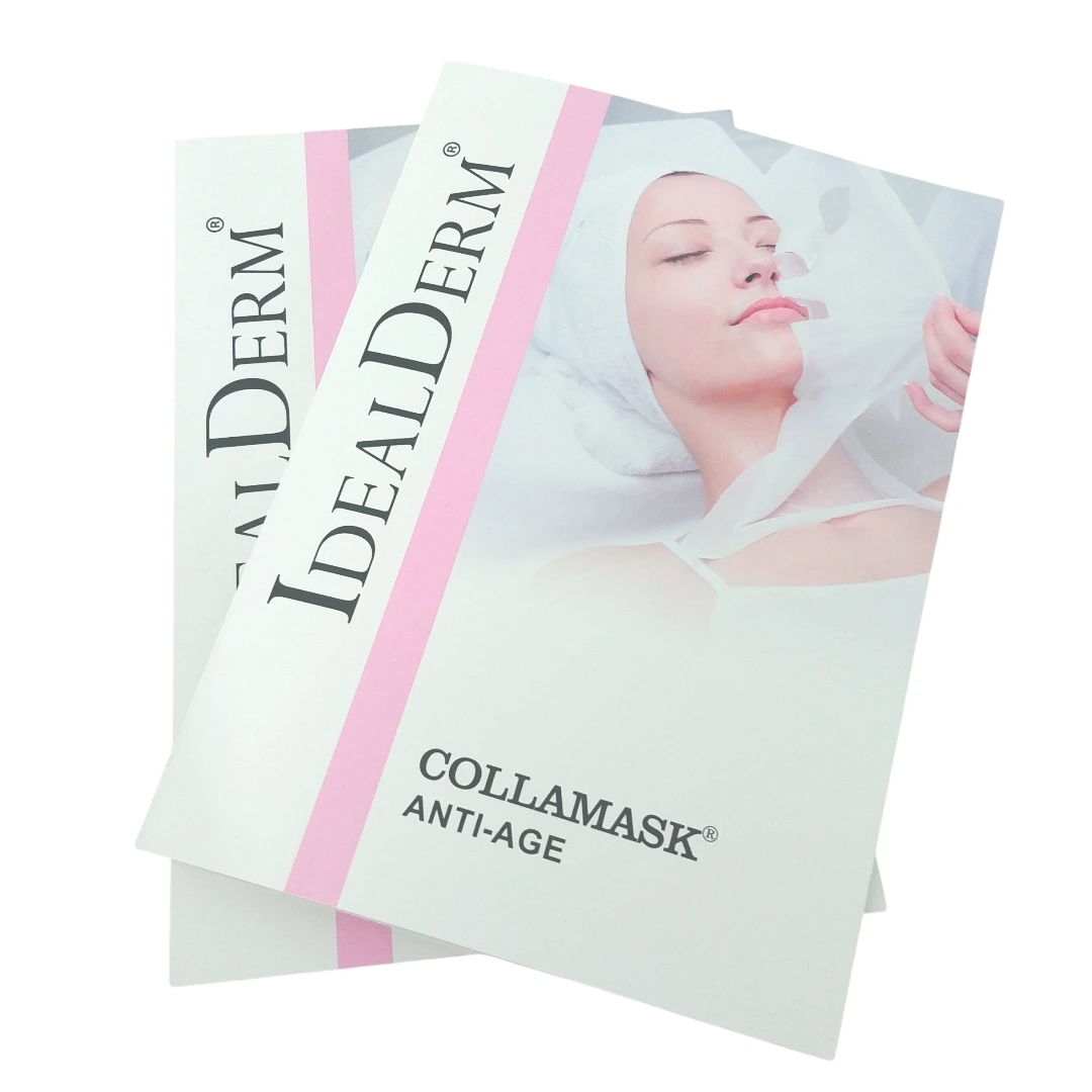 Produktverpackung der IDEALDERM Collamask Anti-Age Feuchtigkeitsmaske 