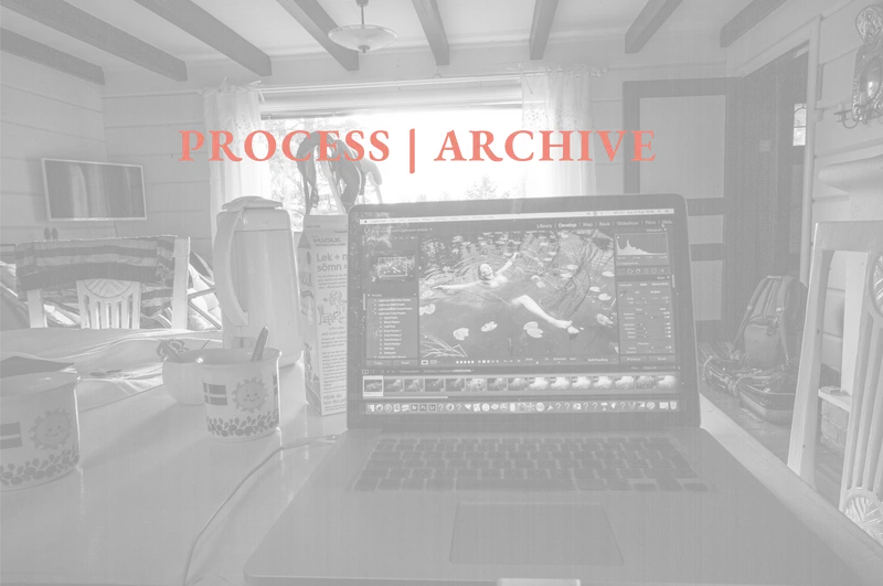 Explore Process and Archive: projected imagery and a computer workstation introduce research, working methods and archival materials.