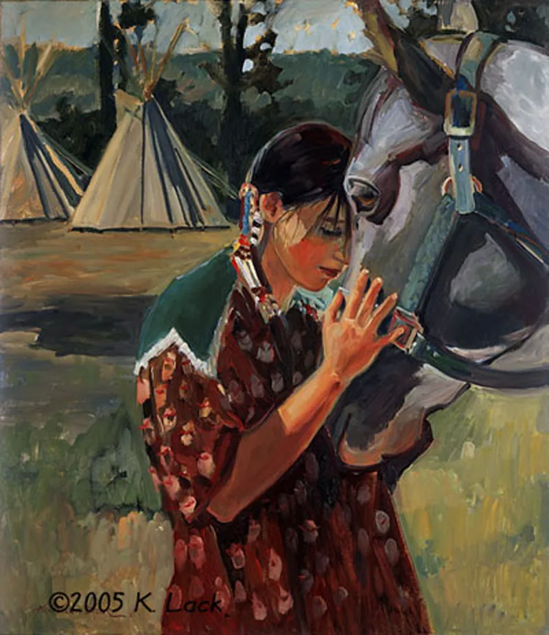 Elk Tooth Dress by Kathleen Lack