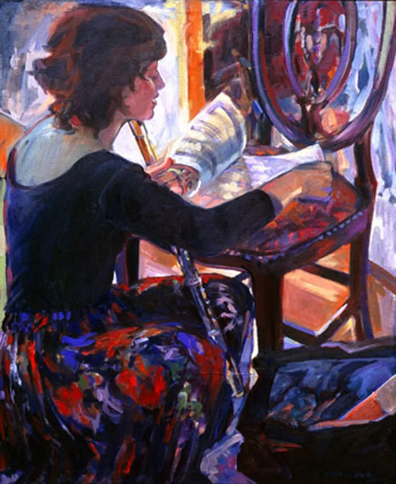 Flutist II by Kathleen Lack
