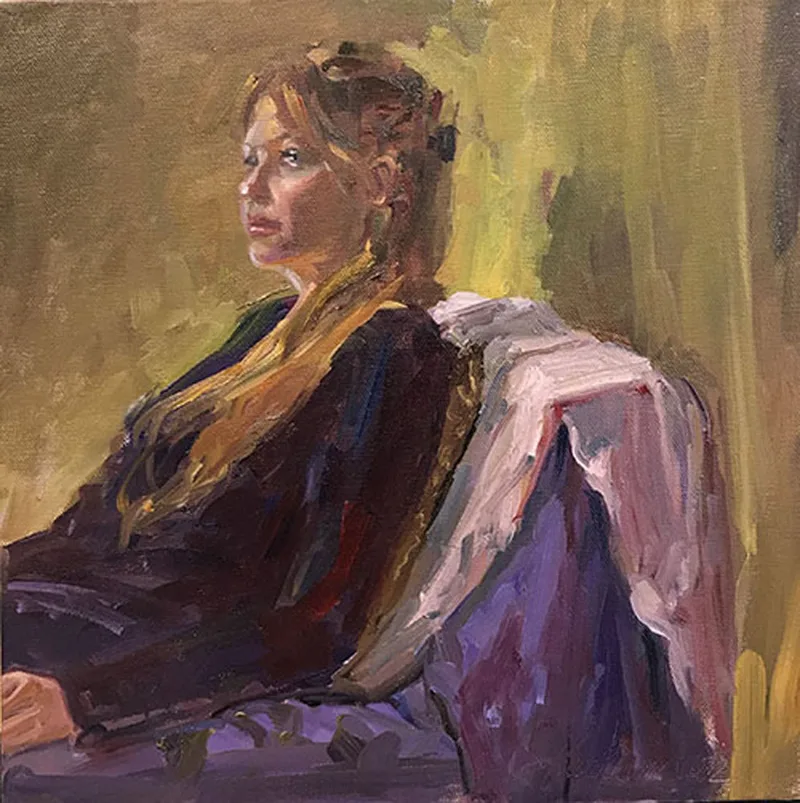 Heidi in Purple by Kathleen Lack