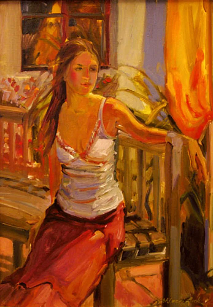 On the Patio by Kathleen Lack