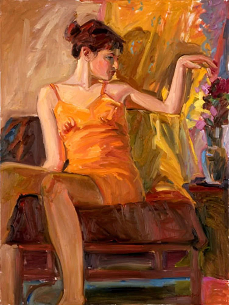 Orange Slip by Kathleen Lack
