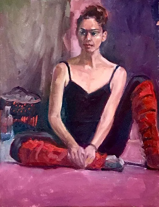 Red Warmers by Kathleen Lack