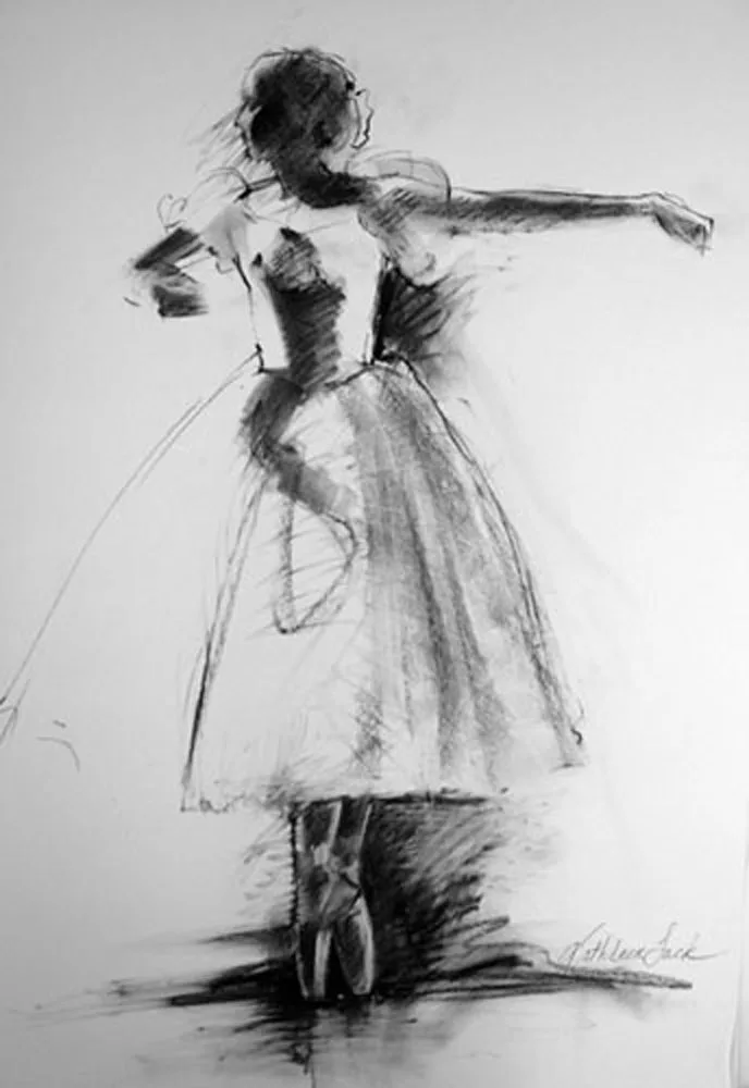 Releve Sur Le Pointe by Kathleen Lack