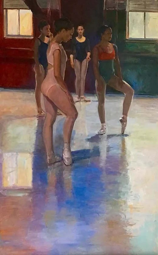 Rose Leotard by Kathleen Lack