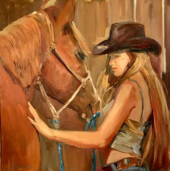 Two Manes II by Kathleen Lack