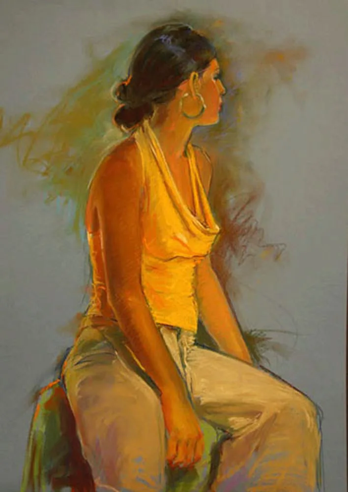 Yellow Top by Kathleen Lack