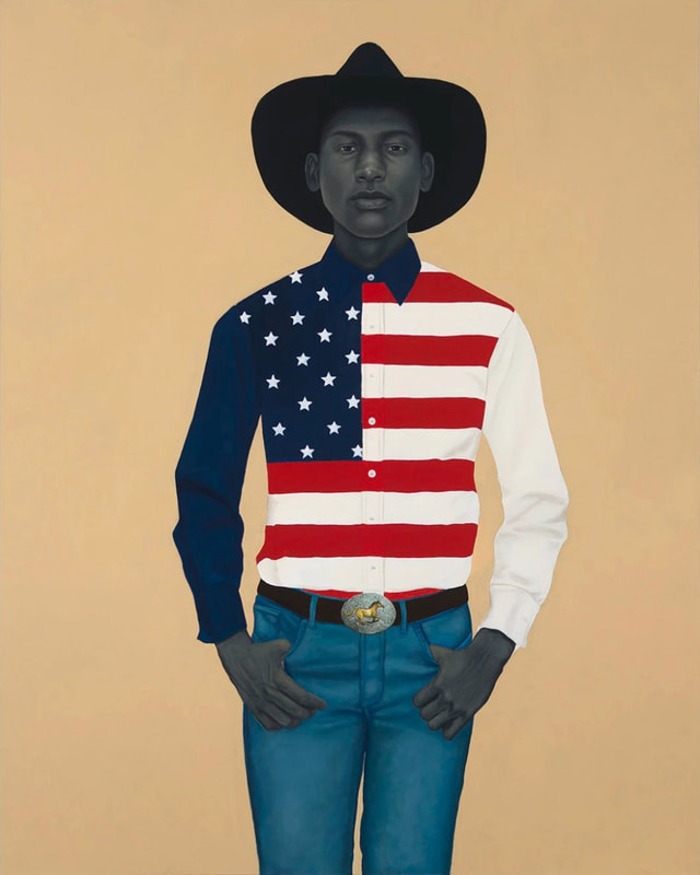 All American (2017) by Amy Sherald - Courtesy of Monique Meloche Gallery