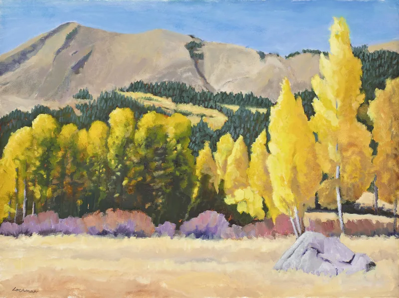Aspen Glow Hope Valley  by Terry Lockman