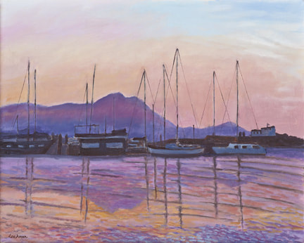 Dusk Over Sausalito by Terry Lockman