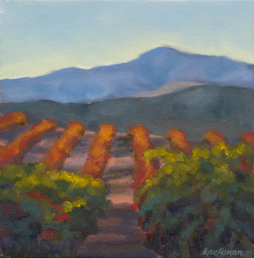 Fall Afternoon, West Dry Creek Road by Terry Lockman
