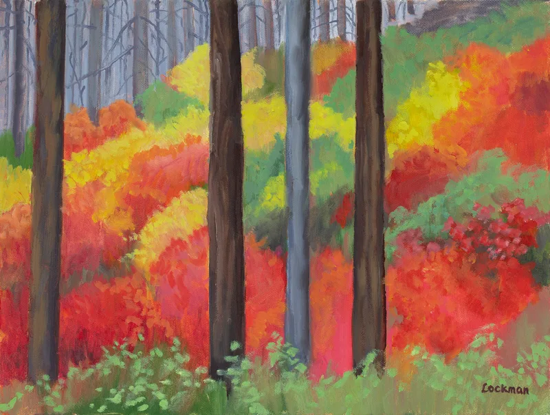 Image of Fall Color Glow Near Leavenworth
