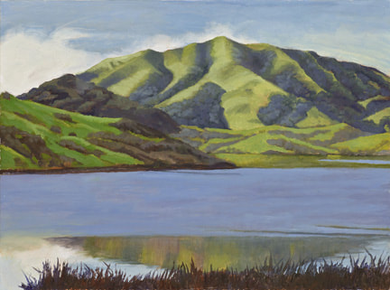 Late Winter Reflections Nicasio by Terry Lockman