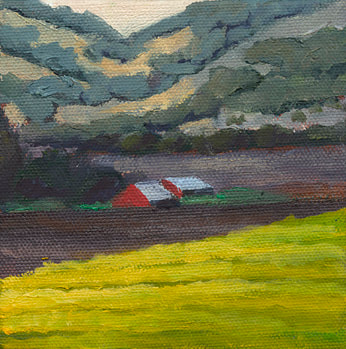 Winter in Carneros III by Terry Lockman