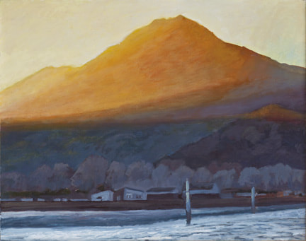 Winter Sunset, Mt. Tam by Terry Lockman