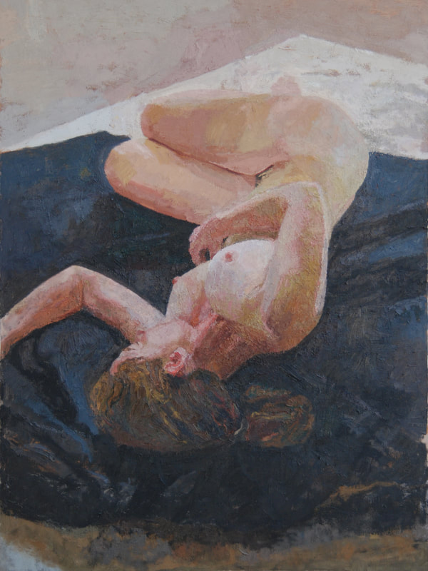 Christine on the Black Blanket by Eric Whitten