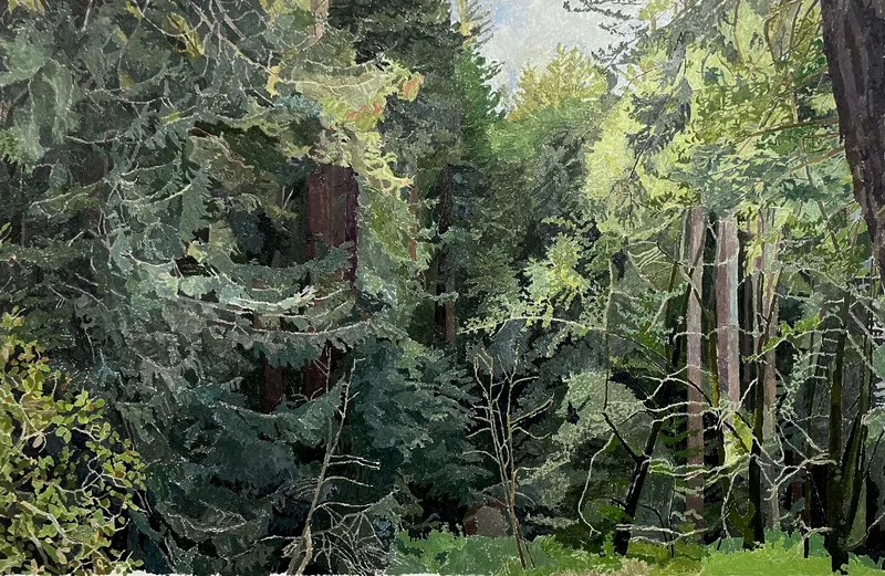 Image of The End of the Meadow, 2026, oil on canvas, 45
