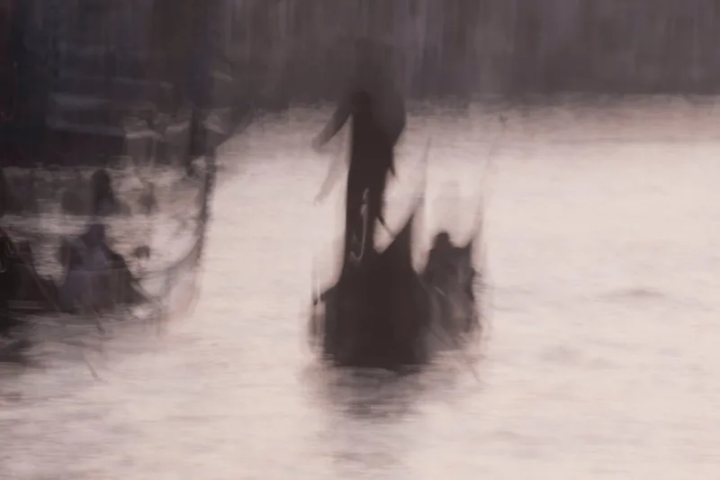 Gondolier At Dusk
