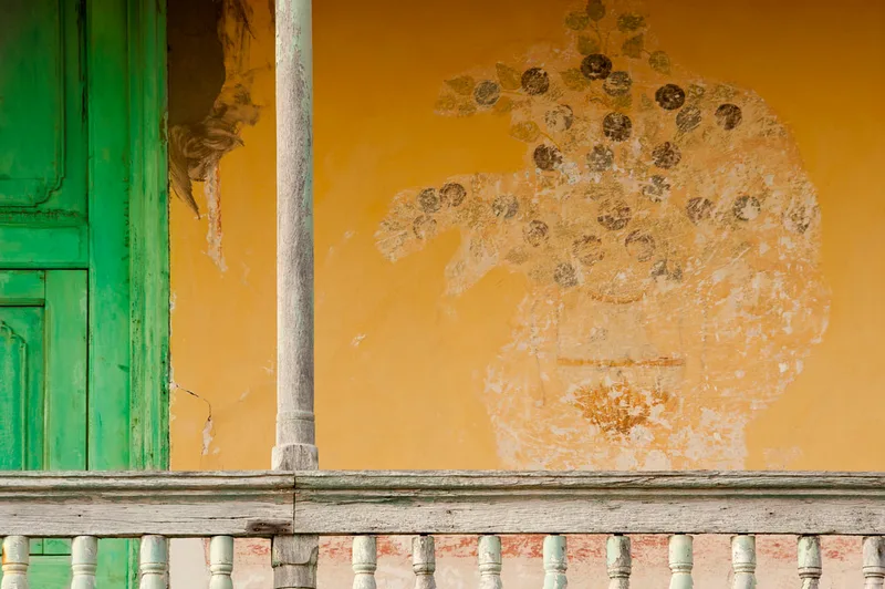 Green Door and Yellow Wall, Cuba