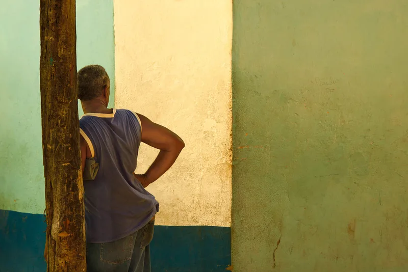 Man Leaning by Mary Macey Butler