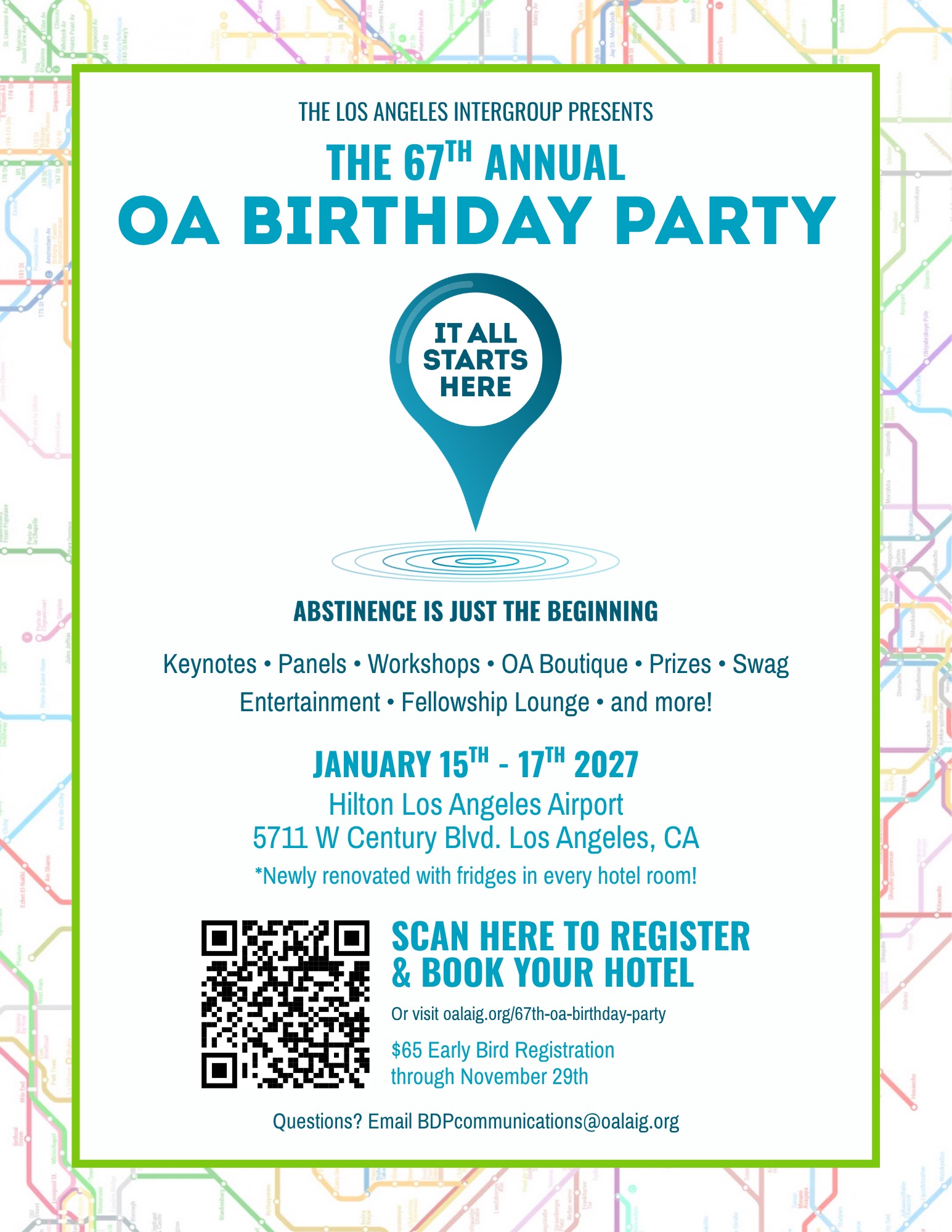67th Annual OA Birthday Party