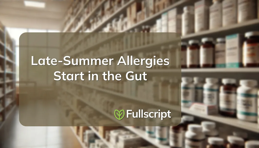 Fullscript Community Plan allergy relief bundle cover art with Dr. Paul branding