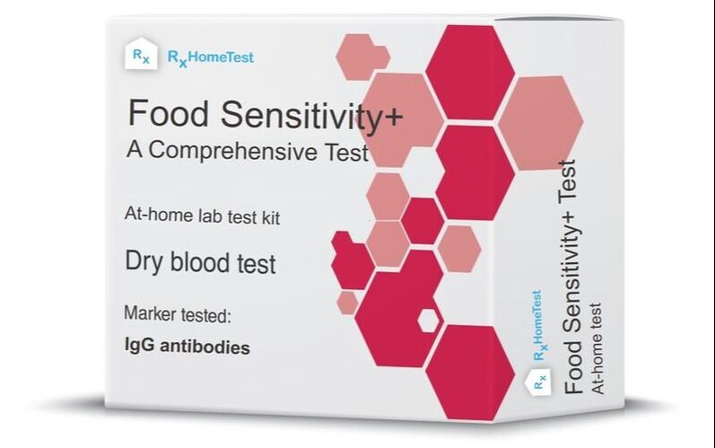 at home food sensitivity test, IgG food reactivity test, comprehensive food sensitivity screening, test for hidden food sensitivities, at home lab test food reactions