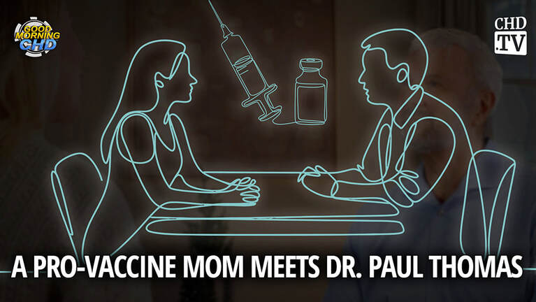 Dr. Paul Thomas speaking with a parent about childhood vaccine safety and informed consent