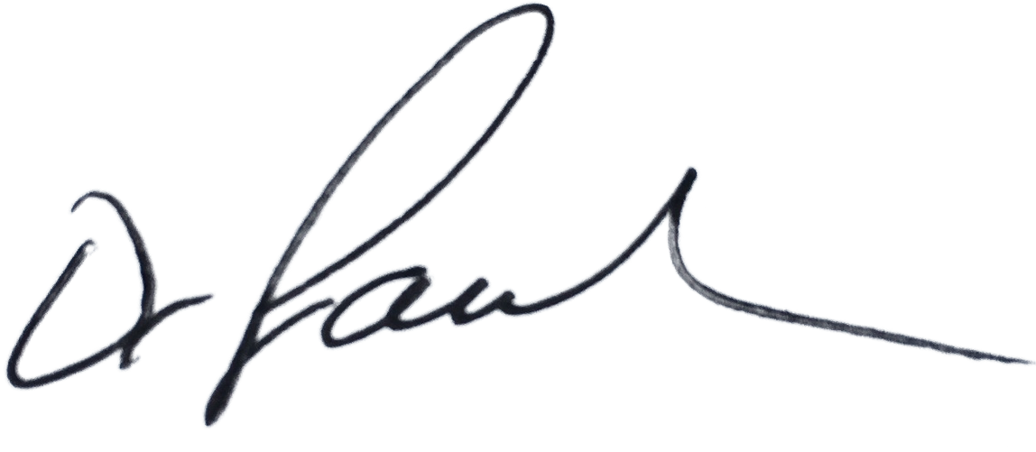 Dr. Paul's signature.