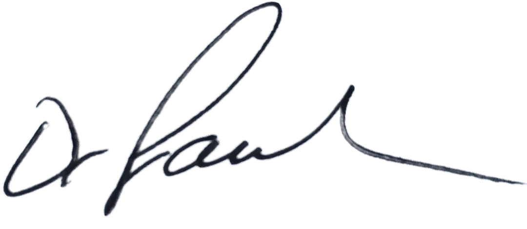 Dr. Paul's signature.