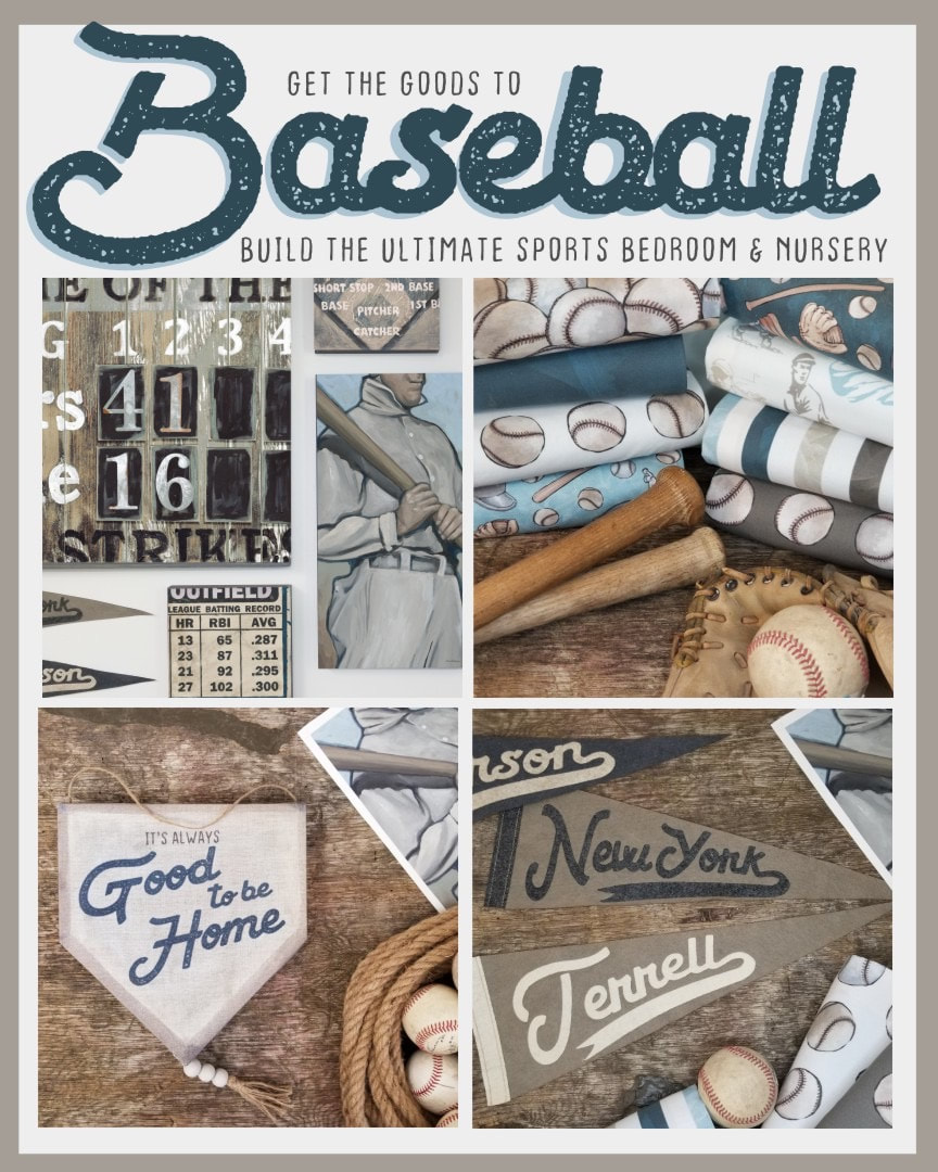 Designing a baseball nursery or boys room