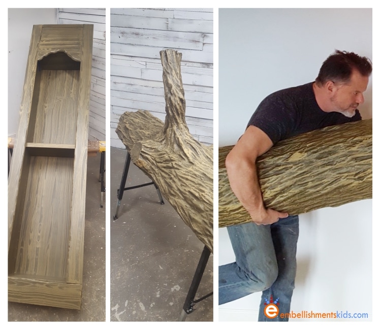 3d tree furniture shelving for kids by Aaron Christensen