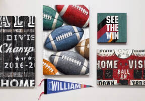 Sports Wall Art by Embellishmentsstudio.com