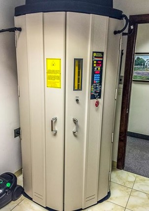Picture of the phototherapy UVB box
