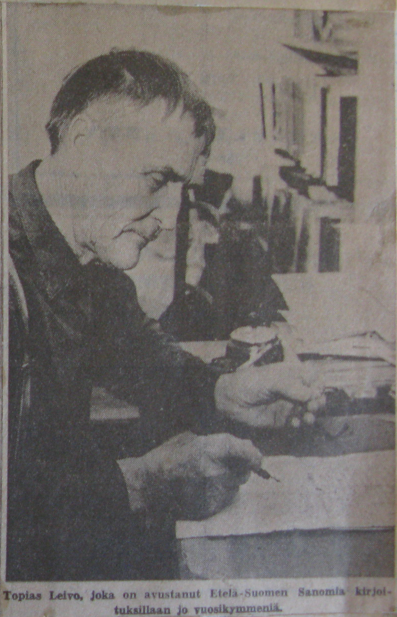 Nurkkasihteeri Topias Leivo