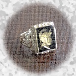 Gold & Gold-Topped Men's Rings.