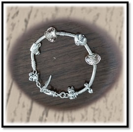 Main page item silver & opal necklace $780B links to item silver pandora bracelet $180G