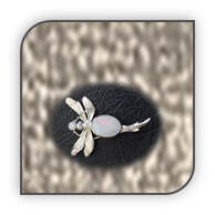 Main page item silver & opal dragonfly brooch $800B