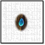 Main page item loose tear-drop solid semi-black opal $1200A