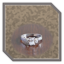 Main page item silver & cubic ladies ring $150D