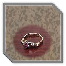 Main page item 18ct yellow gold diamond & ruby ladies ring $3000C