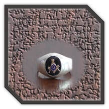Main page item men's silver & onyx masonic ring $200AB