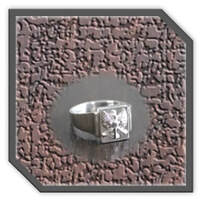 Main page item men's plain silver eagle ring $200G