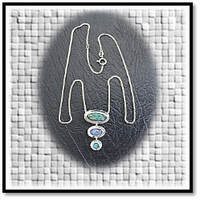 Main page item silver & opal necklace $650A