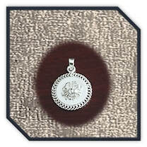 Main page item round silver cancer zodiac pendant $120D