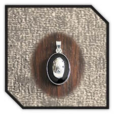 Main page item silver & oval onyx jockey cap pendant $180G
